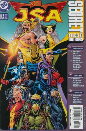 JSA Secret Files 2 published by DC with cover art by Stephen Sadowski