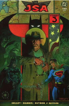 JSA: The Unholy Three 2 published by DC with cover art by Tony Harris