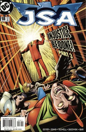 JSA 18 published by DC with cover art by Alan Davis