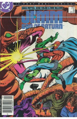 Jemm, Son of Saturn 8 (Newsstand) published by DC with cover art by Gene Colan