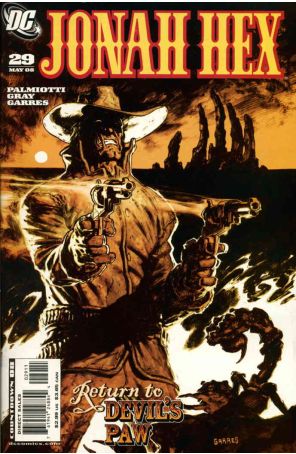 Jonah Hex (2nd Series) 29 published by DC with cover art by Rafa Gares