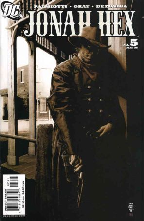 Jonah Hex (2nd Series) 5 published by DC with cover art by Tim Bradstreet