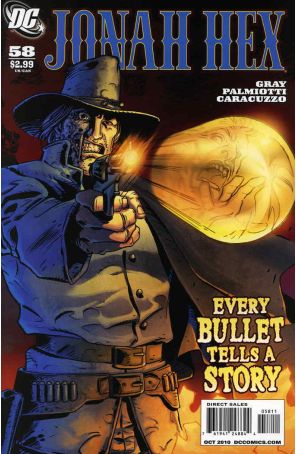 Jonah Hex (2nd Series) 58 published by DC with cover art by Giancarlo Caracuzzo