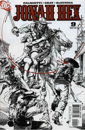 Jonah Hex (2nd Series) 9 published by DC with cover art by Tony DeZuniga