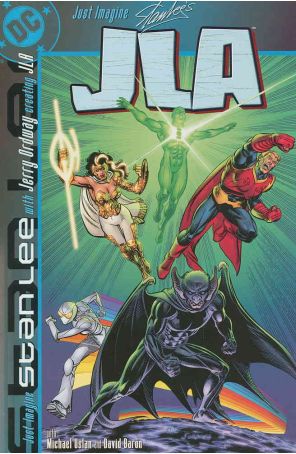 Just Imagine Stan Lee With Jerry Ordway Creating JLA 1 published by DC with cover art by Jerry Ordway