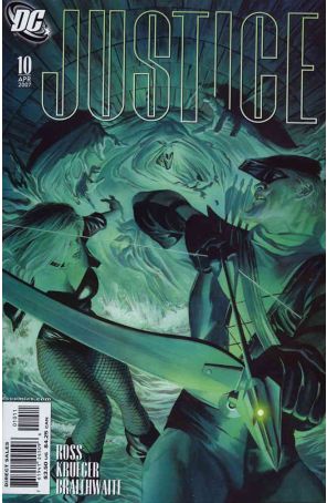 Justice (DC) 10 published by DC with cover art by Alex Ross