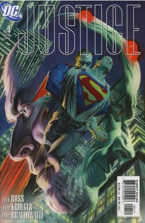 Justice (DC) 4 published by DC with cover art by Alex Ross