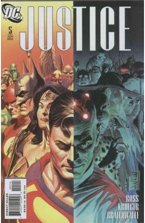 Justice (DC) 5 (3rd) published by DC with cover art by Alex Ross