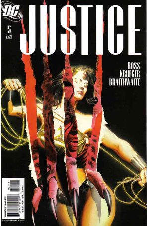 Justice (DC) 5 published by DC with cover art by Alex Ross