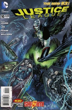 Justice League (2nd Series) 10 published by DC with cover art by Jim Lee