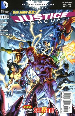 Justice League (2nd Series) 11 published by DC with cover art by Jim Lee