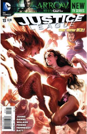 Justice League (2nd Series) 13A published by DC with cover art by Alex Garner