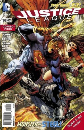 Justice League (2nd Series) 14C published by DC with cover art by Jim Lee