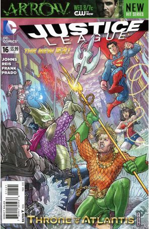 Justice League (2nd Series) 16A published by DC with cover art by Langdon Foss