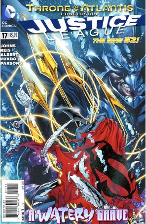 Justice League (2nd Series) 17 published by DC with cover art by Ivan Reis
