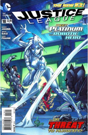 Justice League (2nd Series) 18A published by DC with cover art by Kenneth Rocafort