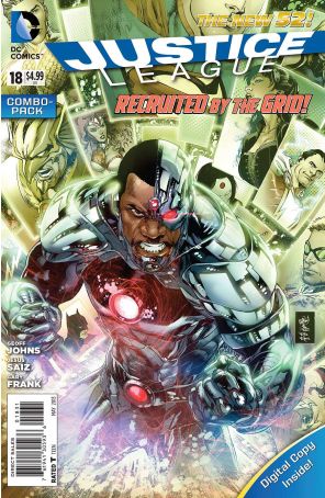 Justice League (2nd Series) 18B published by DC with cover art by Ivan Reis