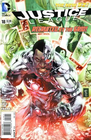 Justice League (2nd Series) 18 published by DC with cover art by Ivan Reis