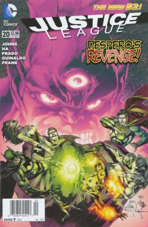 Justice League (2nd Series) 20 (Newsstand) published by DC with cover art by Ivan Reis