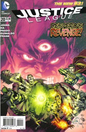 Justice League (2nd Series) 20 published by DC with cover art by Ivan Reis