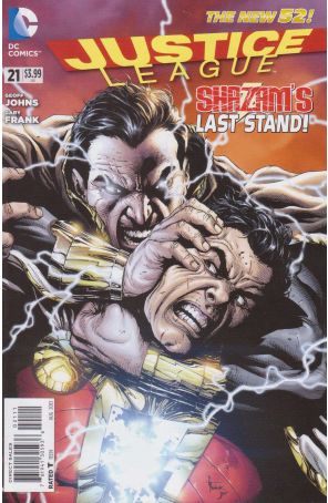 Justice League (2nd Series) 21 published by DC with cover art by Gary Frank