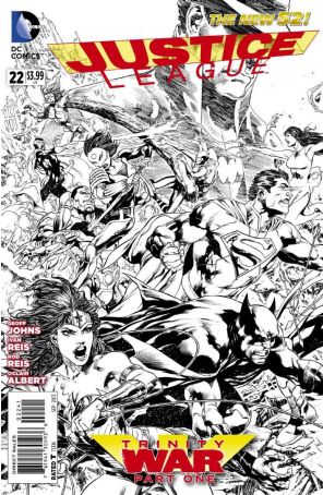 Justice League (2nd Series) 22C published by DC with cover art by Ivan Reis