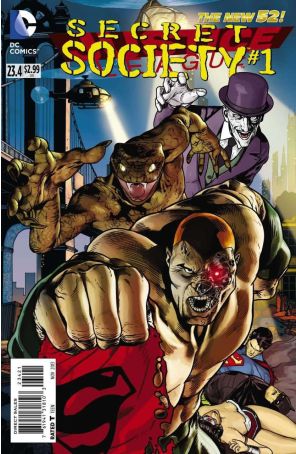 Justice League (2nd Series) 23.4A published by DC with cover art by Mikel Janin