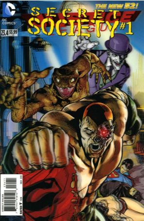 Justice League (2nd Series) 23.4 published by DC with cover art by Mikel Janin