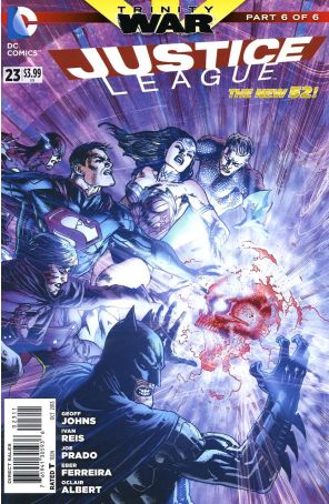 Justice League (2nd Series) 23 published by DC with cover art by Doug Mahnke
