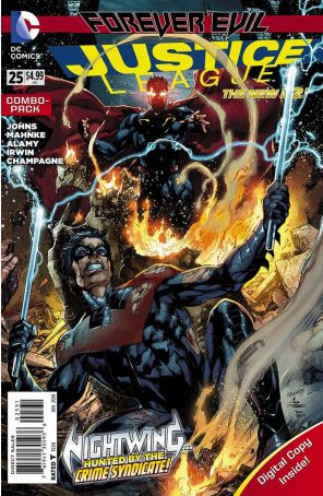 Justice League (2nd Series) 25C published by DC with cover art by Ivan Reis