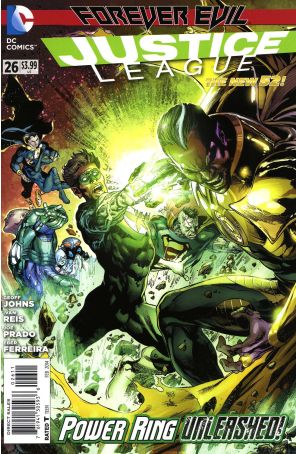Justice League (2nd Series) 26 published by DC with cover art by Ivan Reis