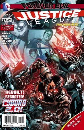 Justice League (2nd Series) 27B published by DC with cover art by Ivan Reis