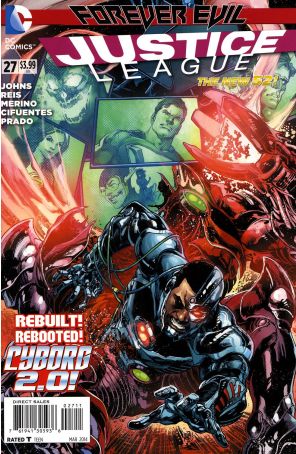 Justice League (2nd Series) 27 published by DC with cover art by Ivan Reis
