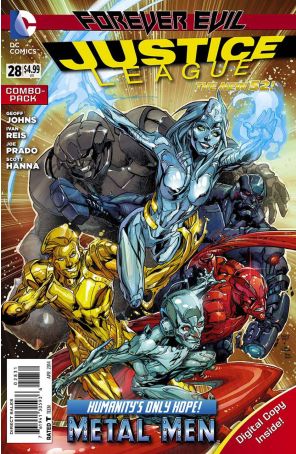Justice League (2nd Series) 28B published by DC with cover art by Joe Prado