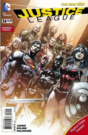Justice League (2nd Series) 34C published by DC with cover art by Jason Fabok