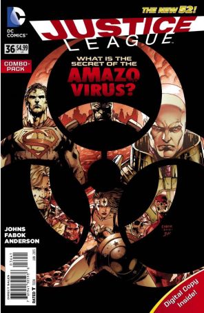 Justice League (2nd Series) 36C published by DC with cover art by Ivan Reis