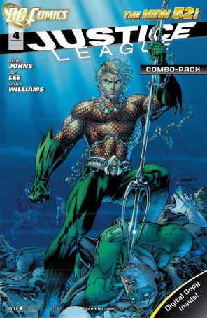 Justice League (2nd Series) 4B published by DC with cover art by Jim Lee