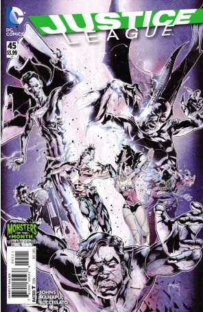 Justice League (2nd Series) 45A published by DC with cover art by Szymon Kudranski