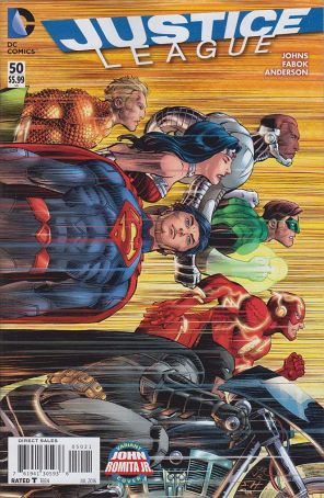 Justice League (2nd Series) 50A published by DC with cover art by John Romita