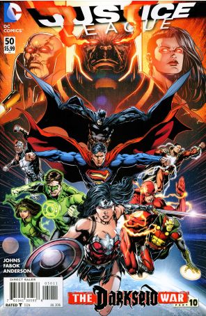 Justice League (2nd Series) 50 published by DC with cover art by Jason Fabok
