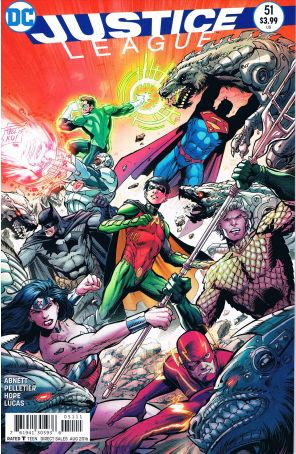 Justice League (2nd Series) 51 published by DC with cover art by Paul Pelletier