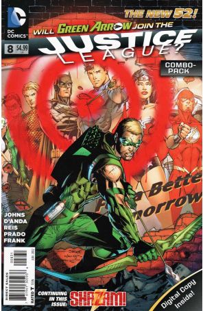 Justice League (2nd Series) 8C published by DC with cover art by Jim Lee