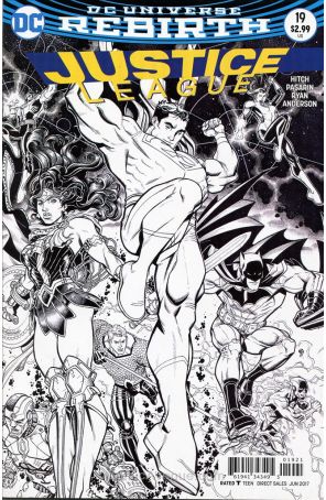 Justice League (3rd Series) 19A published by DC with cover art by Yanick Paquette