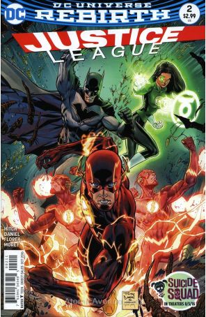 Justice League (3rd Series) 2 published by DC with cover art by Tony S. Daniel