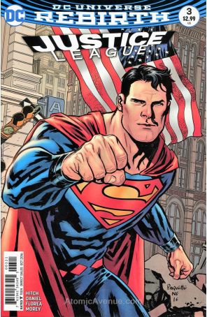 Justice League (3rd Series) 3A published by DC with cover art by Yanick Paquette