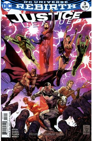 Justice League (3rd Series) 3 published by DC with cover art by Tony S. Daniel