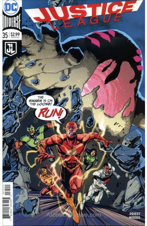 Justice League (3rd Series) 35 published by DC with cover art by Pete Woods