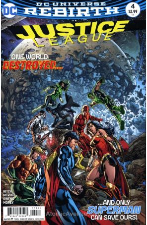 Justice League (3rd Series) 4 published by DC with cover art by Tony S. Daniel