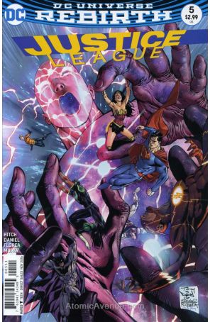 Justice League (3rd Series) 5 published by DC with cover art by Tony S. Daniel