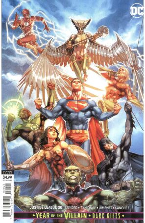 Justice League (4th Series) 30A published by DC with cover art by Jay Anacleto